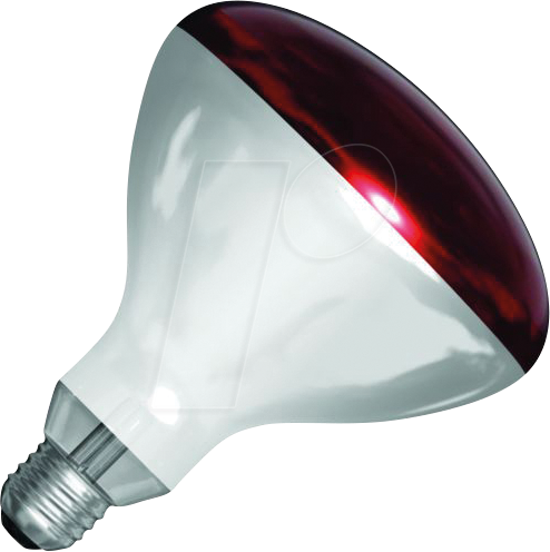 SCHI 391251502 - Infrarot Lampe, E27, R125, 150 W, Rot