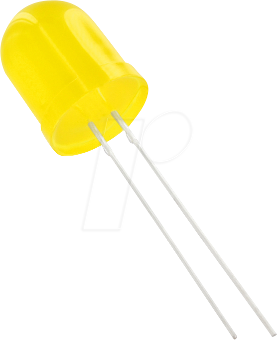 10003Y1D-EHB-A - LED 10mm, bedrahtet, gelb, 450 mcd, 60°