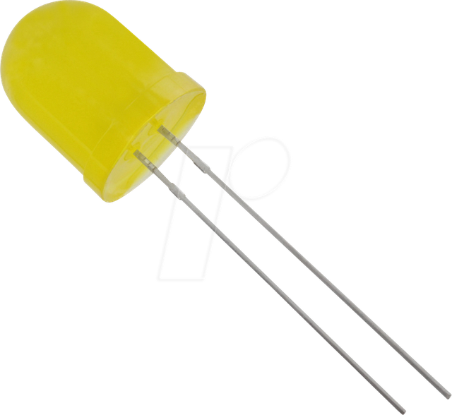 10003Y1D-EHC-B - LED 10mm, bedrahtet, gelb, 700 mcd, 60°