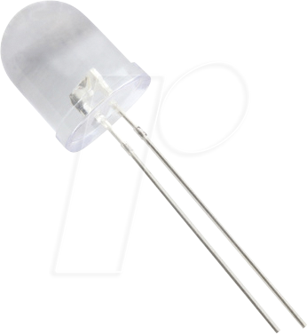 10034B2C-CSD-C - LED 10mm, bedrahtet, blau, 6800 mcd, 25°