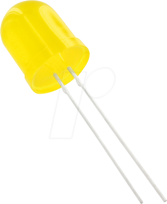 10034Y1D-EHE-C - LED 10mm, bedrahtet, gelb, 1000 mcd, 60°