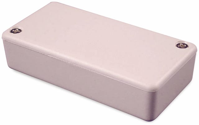 1551KGY - Schalengehäuse, Serie 1551, 40 x 80 x 20 mm, grau