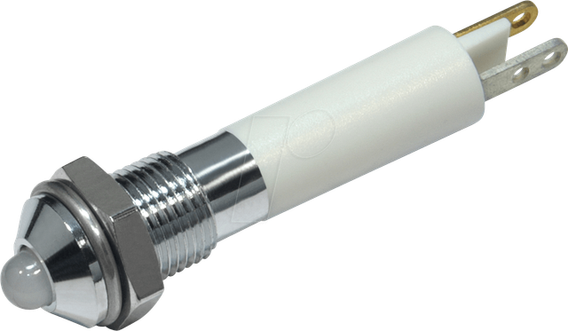 19020354 - LED-Signalleuchte, 3 mm, rot/grün, 24 VDC, Ø6, 30/30 mcd