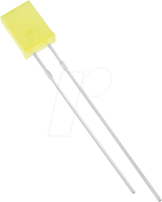 2504Y1D-KPC-A - 2x5mm LED rechteckig, gelb, 100 mcd, 120°