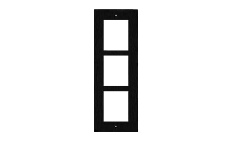 2N 9155013B - Frontblende für 2N Unterputzrahmen, schwarz, 3-fach