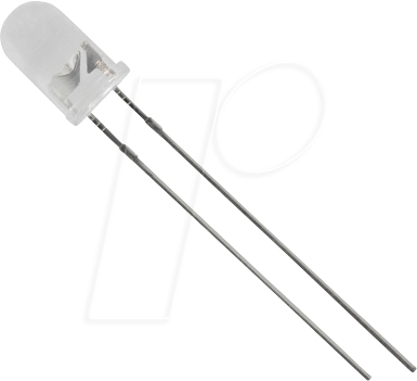 5003R1C-CSA-A - LED 5mm, bedrahtet, rot, 1500 mcd, 25°