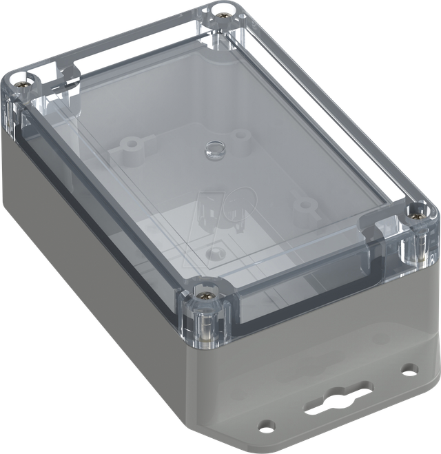 6U07120805737 - Industriegehäuse, 120 x 80 x 45,2mm, IP65, lichtgrau