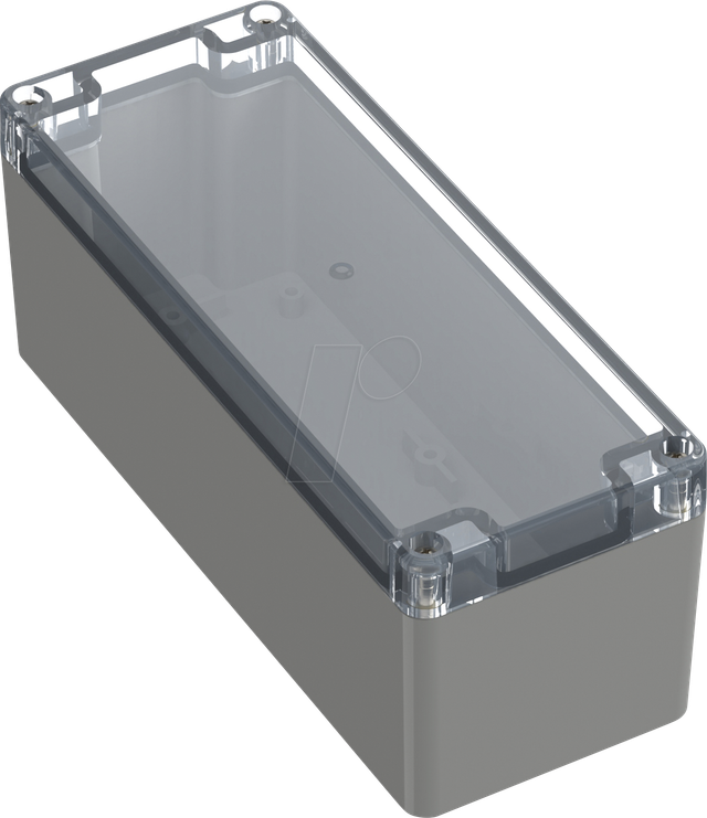 6U07190808139 - Industriegehäuse, 191,8 x 75,1 x 75,3mm, IP66/IP68, lichtgrau