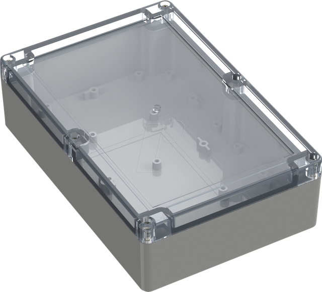 6U07211406139 - Industriegehäuse, 209,7 x 139,8 x 60mm, IP66/IP68, lichtgrau