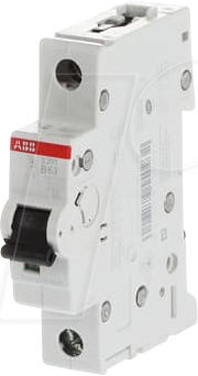 ABB S201-B63 - Leitungsschutzschalter, Char. B, 63 A, 1 polig