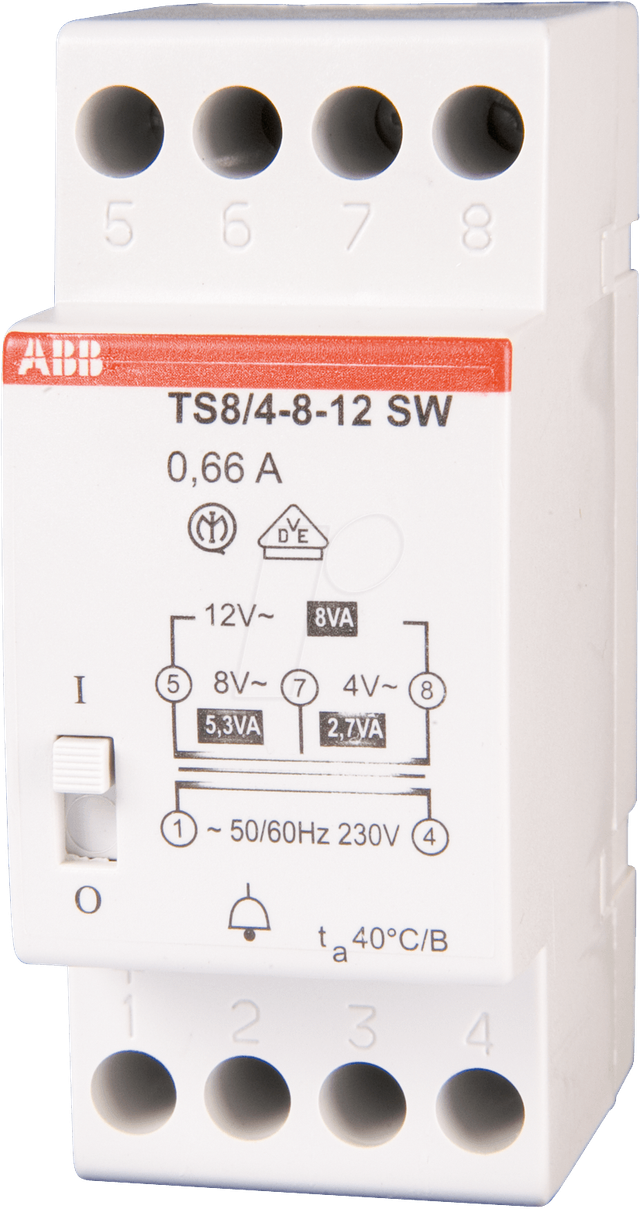 ABB TS16/4-8-12 - Klingeltransformator