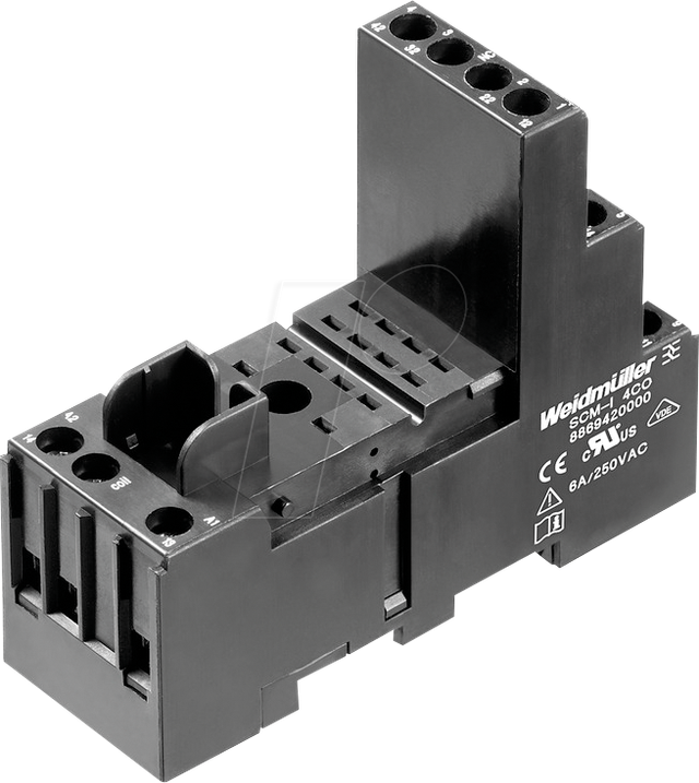 SCM-I 4CO - Relaissockel RIDERSERIES RCM für 4 Wechsler