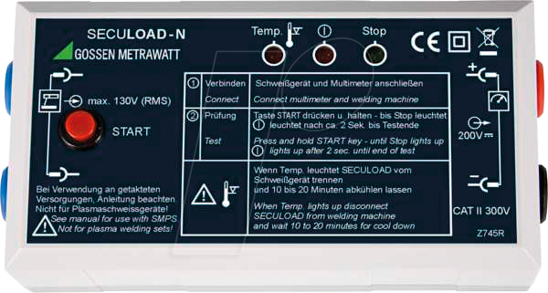 SECULOAD-N - Adapter SECULOAD - N für Gerätetester