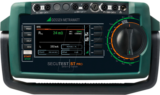 SECUTEST ST COM - Prüfgerät SECUTEST ST COMFORT, VDE 0701-0702, Bluetooth®