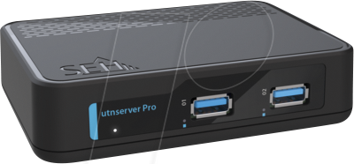 SEH UTN PRO - Geräteserver, 1x RJ45, 2x USB 3.2 Gen 1