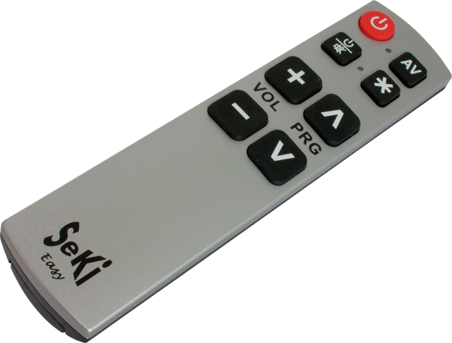 SEKI EASY MIX - SeKi Easy, lernfähige Universalfernbedienung, silber-schwarz