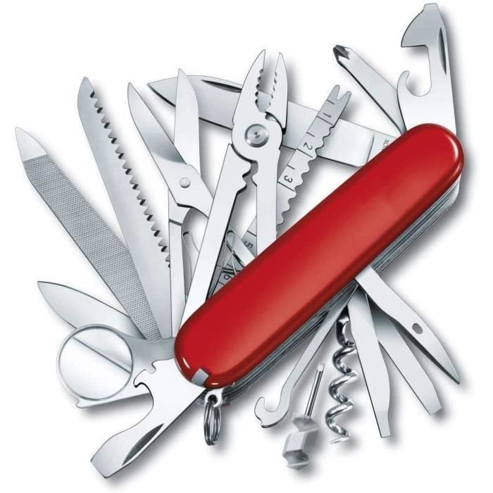 Cellfast – 33-in-1 Multifunktions-schweizer Taschenmesser – Klinge Aus Edelstahl – Schere, Korkenzieher, Schraubendreher – Für Den Professionellen Einsatz