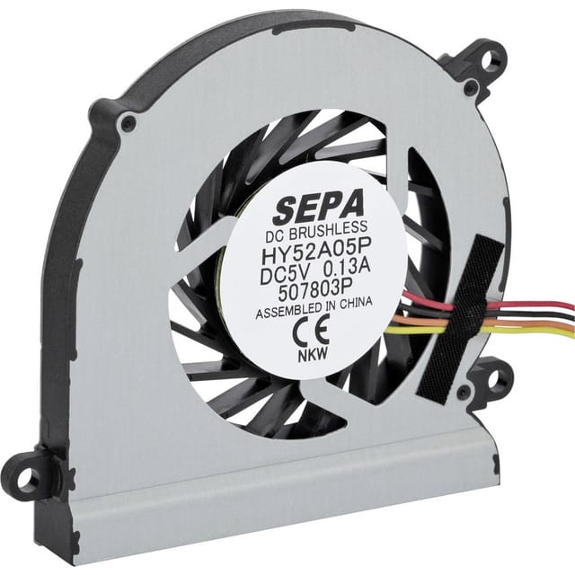 SEPA HY52A05 - Radial-Lüfter, 52x52x8mm, 5V, 33dB, 5700U/min, Gleitlager