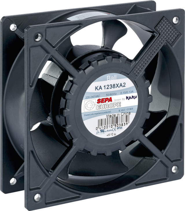 SEPA KA1238XA2 - Axiallüfter, 120x120x38mm, 230 VAC, U/Min:2500