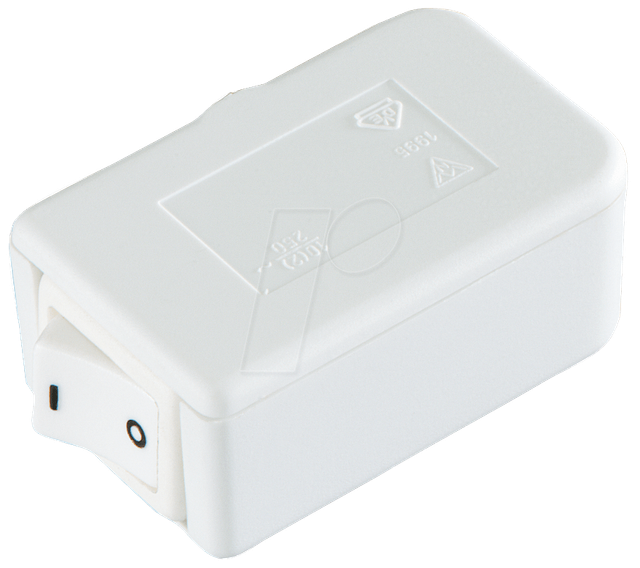 SES-WS - Schnur-Endschalter, 10A-250V, 1x Aus, weiß