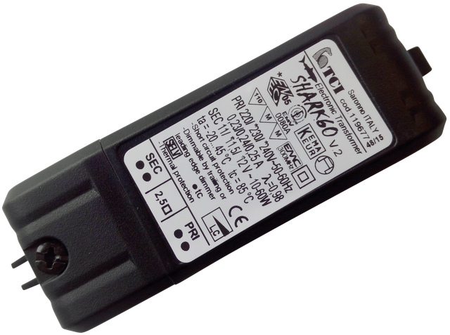 SET 60VA - Halogen-Trafo, elektronisch, 20 - 60 W