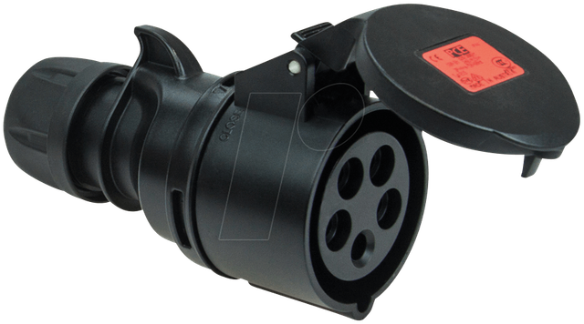 SHARK 215-6X - SHARK-Kupplung - 16A, 5p 6h - schwarz