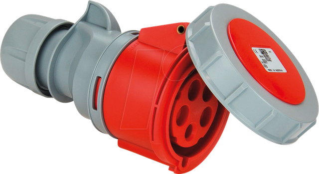 SHARK 2252-6TT - CEE-Kupplung, 5-polig, 400V, 32 A
