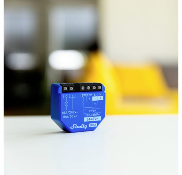 SHELLY 1 GEN3 - Shelly 1 Gen3 Wi-Fi BT WLAN Schalter 1-Kanal