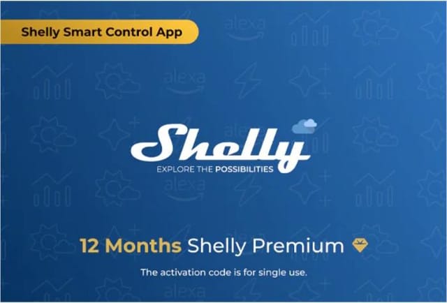 SHELLY PREMIUM - 12 Monate Shelly Smart Control Premium