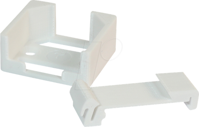 SHELLY SP3D0014 - Halter für Shelly 1L / Dimmer2 / RGBW2, Wand / Hutschiene