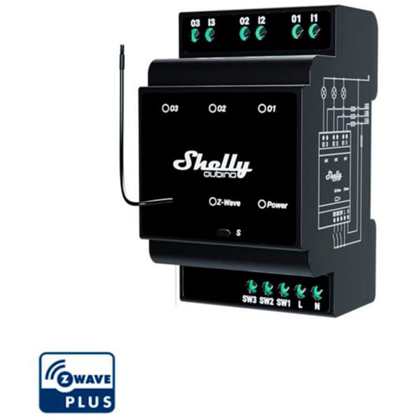 SHELLY WAVE PRO3 - Shelly Qubino Wave Pro 3