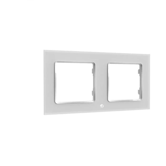 SHELLY WF2 W - Shelly Wandtaster Rahmen, weiß, 2-fach