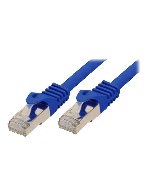 SHVP 75511B - 1 m Patchkabel - Cat.7-Rohkabel blau