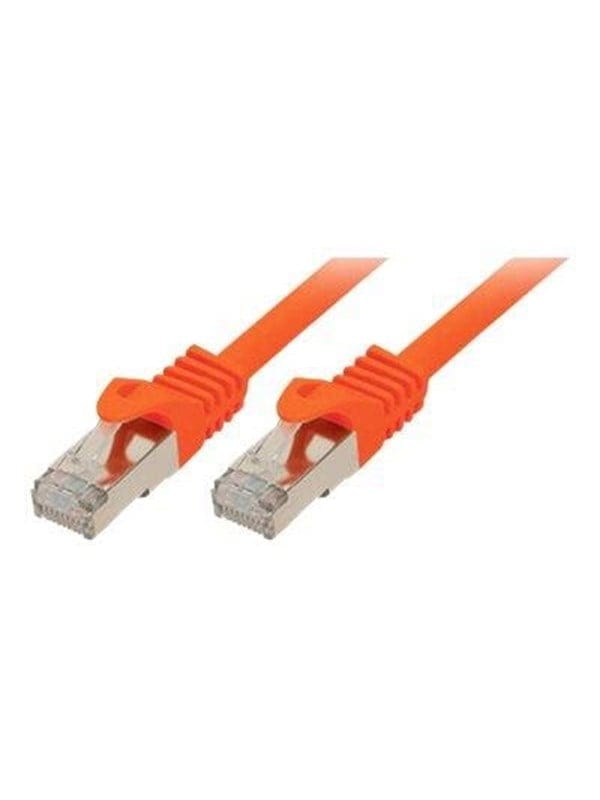 SHVP 75511O - 1 m Patchkabel - Cat.7-Rohkabel orange