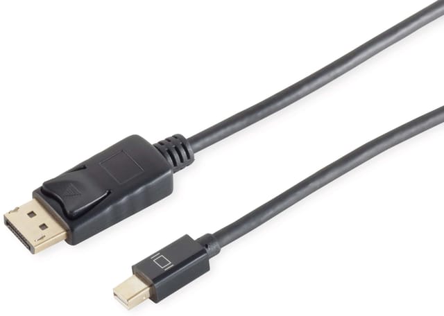 SHVP BS10-52025 - Mini-Displayport < Displayport 1.2 UHD schwarz 1 m