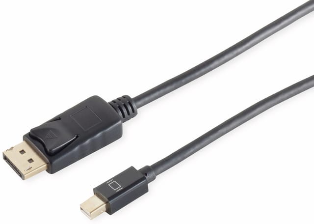 SHVP BS10-52035 - Mini-Displayport < Displayport 1.2 UHD schwarz 2 m