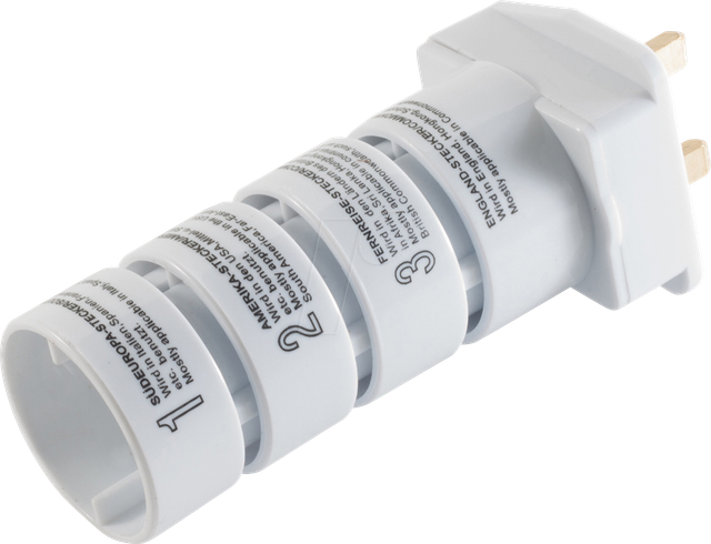 SHVP BS71005 - Universal Weltreise-Steckerset, 4 Teilig