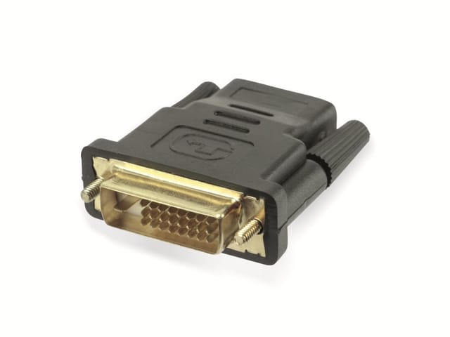 SHVP BS77401 - Adapter HDMI Buchse auf DVI-D (24+1) Stecker, vergoldet