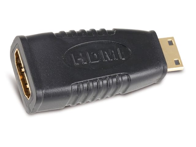 SHVP BS77411 - Adapter HDMI-A Buchse < HDMI-C-Stecker 1080p, vergoldet