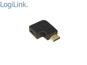 SHVP BS77412 - Adapter HDMI Stecker < HDMI Buchse 90° Winkel, vergoldet