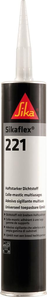 SIKA FLEX 221 WS - Dichtstoff Sikaflex-221, uniweiß, Kartusche, 300 ml
