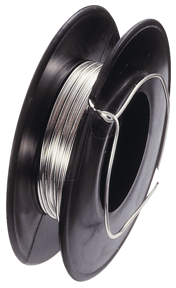 SILBER 0,8MM - Silberdraht mit Kupferkern, Ø 0,8 mm, 7 m