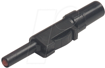 SLS 20 B SW - Bananenstecker, Schiebehülse, bis 1,5mm², schwarz