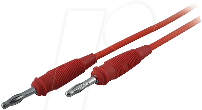 SML 100 1 RT - Silikon-Messleitung, 1,0 mm², 1,0 m, rot