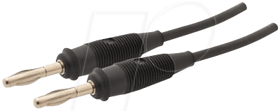 SML 100 1 SW - Silikon-Messleitung, 1,0 mm², 1,0 m, schwarz