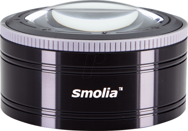 SMO 3R-SRCC - Leselupe smolia RC, LED, Ø 74 mm, 3-fach, schwarz