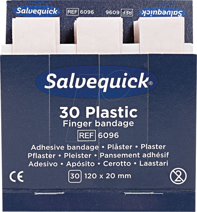 SNG 1009297 - Salvequick Fingerverband, wasserfest, 30 Stück