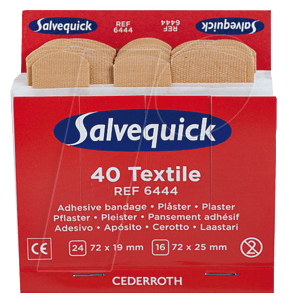 SNG 1009444 - Salvequick Pflaster-Strips, elastisch, 40 Stück