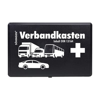 SNG 3004002 - KFZ-Verbandkasten KU mit Füllung, DIN 13164, schwarz