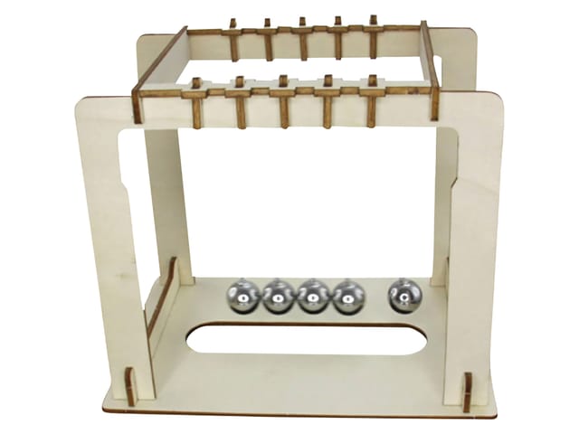 SOL-EXP 62900 - Bausatz: Pendulum mit 5 Metallkugeln, Funktionsmodell